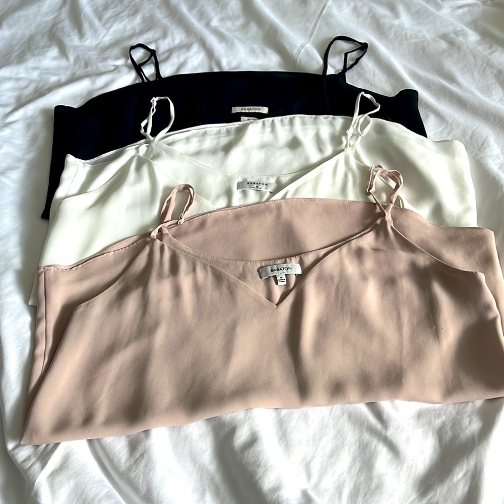 Babaton V Neck Blouses 3 for $50